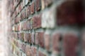 Ein rot-braune Backstein oder Ziegelwand, a red-brown brick wall