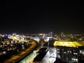 Eindhoven Centre at nighttime (rooftop)