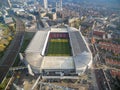 EINDHOVEN, NETHERLANDS - Eindhoven Cityscape with Eindhoven PSV Philips Stadium. Netherlands.