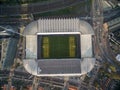 EINDHOVEN, NETHERLANDS - Eindhoven Cityscape with Eindhoven PSV Philips Stadium. Netherlands.