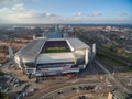 EINDHOVEN, NETHERLANDS - Eindhoven Cityscape with Eindhoven PSV Philips Stadium. Netherlands. Royalty Free Stock Photo