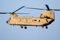 Military Boeing CH-47 Chinook transport helicopter