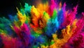 Mesmerizing abstract 3D visualization in multiple colors