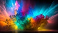 Mesmerizing abstract 3D visualization in multiple colors