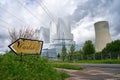 Braunkohle Kraftwerk in Koeln Niederzier CO2 Energie