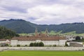 Einsiedeln Abbey outside. Switzerland