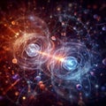 Particles, quantum entanglement quantum correlation, quantum mechanics
