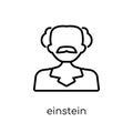 Einstein icon from collection.