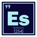 Einsteinium chemical element