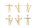 Einthoven ECG triangle, including augmented unipolar limb lead