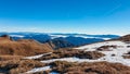 Eisenerzer Reichenstein - An alpine meadow in the spring in the Austrian Alps in Styia. Royalty Free Stock Photo