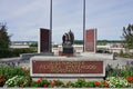 The Eisenhower Monument in downtown Anchorage