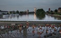 Eiserner Steg: Locks of Love Bridge over Main River