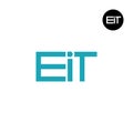 EIT Logo Letter Monogram Design Royalty Free Stock Photo
