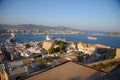 Eivissa Town Dalt Vila view in Ibiza Balearic Islands Soain