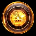 eject icon amber