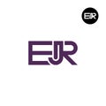 EJR Logo Letter Monogram Design Royalty Free Stock Photo