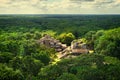 Ek Balam Mayan Archeological Site. Maya Ruins, Yucatan Peninsula Royalty Free Stock Photo