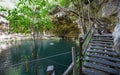 EK BALAM, MEXICO, MEXICO - May 31, 2019: Cenote X\'Canche in Mexico