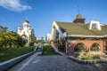 Ekaterinburg . Chamber theatre street of the proletarian overlooking the Temple-on-blood