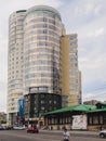 Ekaterinburg new buildings. City center. Radishchev Street. Russ