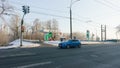 Ekaterinburg, Russian Federation - February 4, 2018: Automatic gas station Bashneft