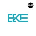 EKE Logo Letter Monogram Design Royalty Free Stock Photo
