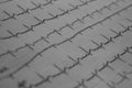 EKG von einem Kardiologen Royalty Free Stock Photo