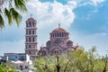 Ekklisia Panagia Korifini church in Nea Moudania, Chalkidiki, Greece Royalty Free Stock Photo