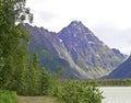 Eklutna lake Alaska Royalty Free Stock Photo
