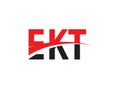 EKT Letter Initial Logo Design Vector Illustration Royalty Free Stock Photo