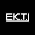 EKT letter logo creative design with vector graphic, EKT