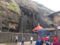 Ekvira devi temple of Karla town near lonavala with Karla caves