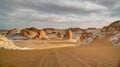 El-Agabat valley in White desert, Sahara, Egypt Royalty Free Stock Photo