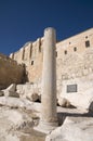 El-Aksah mosque and western wall Royalty Free Stock Photo