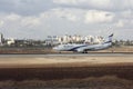 El Al plane at Ben-Gurion Airport