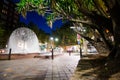 The El Alamein Memorial Fountain is an outstanding work of modernist design in water. It is State Heritage-listed. Royalty Free Stock Photo