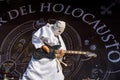 El Altar del Holocausto rock band perform in concert at Download heavy metal music festival