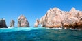 El Arco / Los Arcos the Arch at Lands End at Cabo San Lucas Baja Mexico Royalty Free Stock Photo