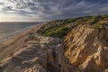 El Arenosillo beach is characterized by being a virgin beach of fine, golden sand. Its cliffs make it unique.