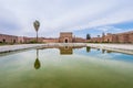 El Badi Palace Pavilion at Marrakech, Morocco Royalty Free Stock Photo