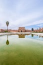 El Badi Palace Pavilion at Marrakech, Morocco Royalty Free Stock Photo