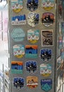 Local souvenirs at the Perito Moreno Glacier Visitors Center in the Los Glaciares National Park Royalty Free Stock Photo