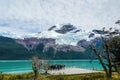 Visitors enjoy Lake Argentino cruise to see the Spegazzini and Upsala Glaciers in Argentinian Patagonia Royalty Free Stock Photo