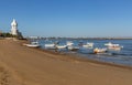 El Cantil beach in Isla Cristina Andalusia Spain