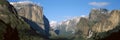 El Capitan and Half Dome Rock Royalty Free Stock Photo