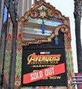 El Capitan marquee for Avengers movie