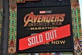 El Capitan marquee for Avengers movie