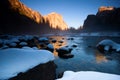 El Capitan and Merced river