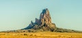 El Capitan Peak just north of Kayenta Arizona in Monument Valley Royalty Free Stock Photo